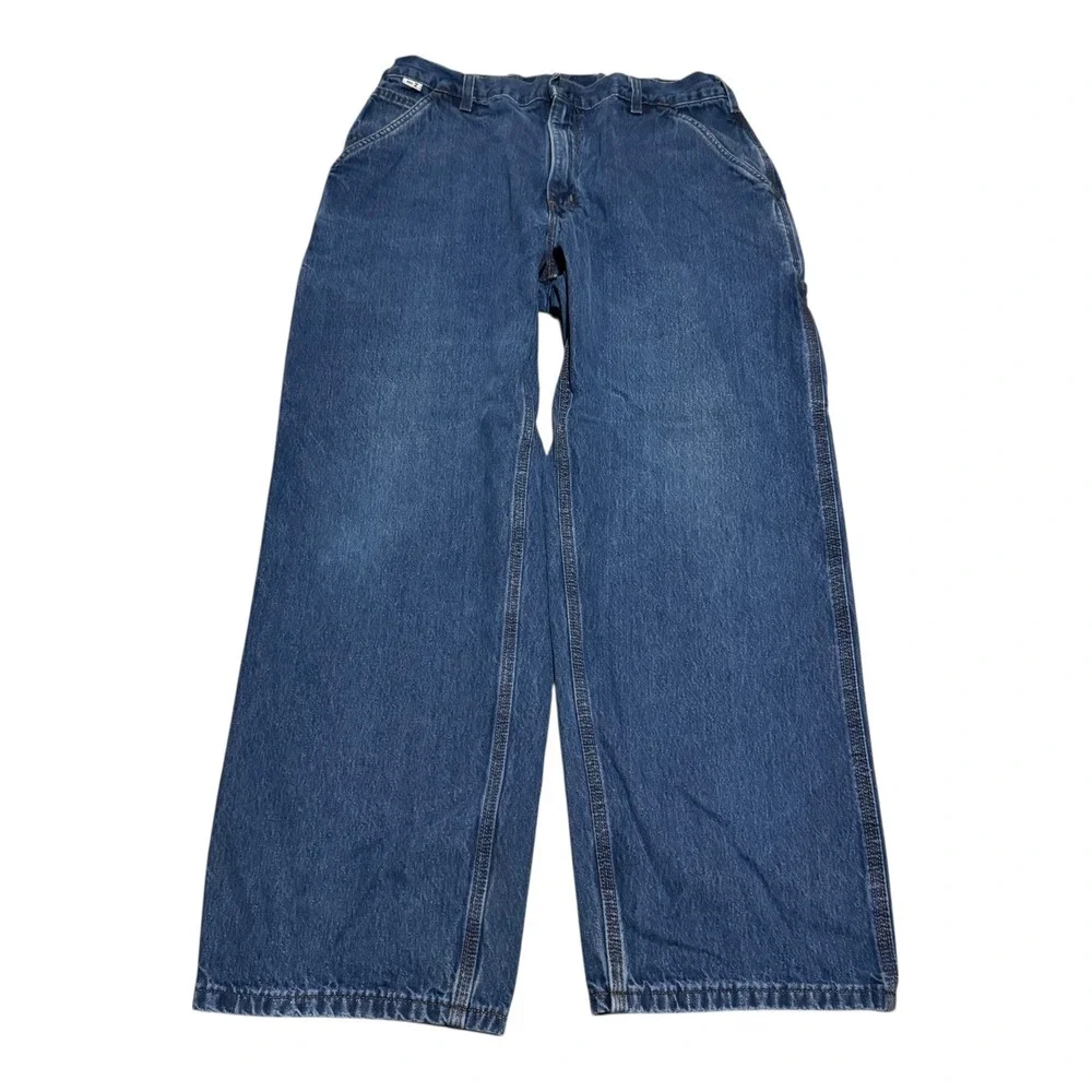 Carhartt FR813 DNM Fire Resistant Utility Carpenter Jeans Mens 36x30 (Fit 33x29)